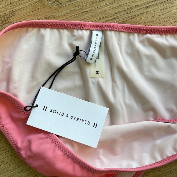 ♻️DONATED DEC. 2023♻️ 
NWT Solid & Striped Elle Bottom in Flamingo size M - Picture 8 of 9